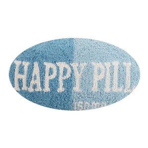 Peking - Happy Pill Blue Hook Pillow
