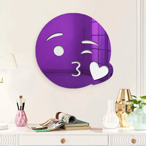 4Artworks - Kiss Emoji Wall Art
