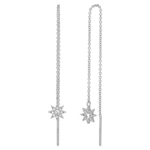 FYB - Stardust Silver Threader Earrings