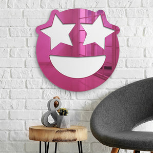 4Artworks - Star Struck Emoji Wall Art