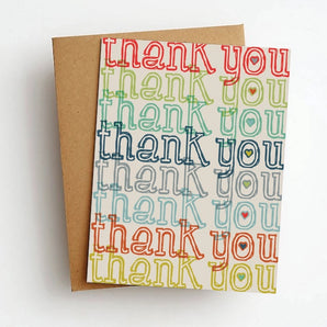 Skel - Thank You Repeat Greeting Card