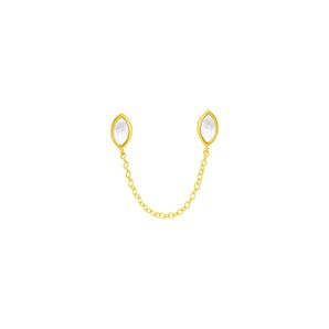 FYB - Cassia Chain Stud Earrings