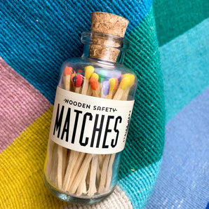 Made Market - Mini Apothecary Vintage Rainbow Matches