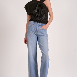Elan - Twist Shoulder Top