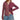 Free People - Benny Slim Plaid Shirt Rusty Red Combo