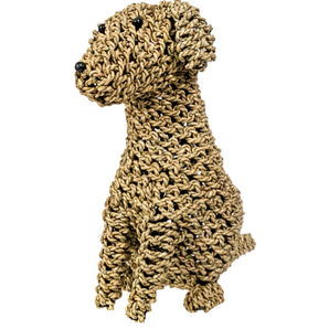 Allie and Eddy Designs - Large Seagrass Sitting Dog