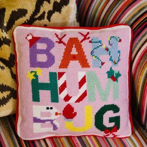 Furbish - Bah Humbug Needlepoint Pillow