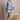 Elan - Long Sleeve Natural Blue Dress