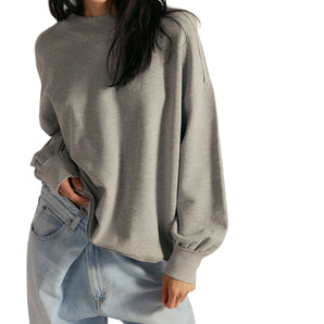 Free People - Palm Springs Turtle Heather Grey Top