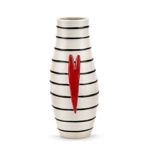 Heartfelt Home - Striped Large Vase