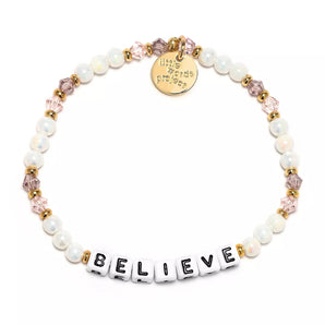 Little Words Project - Believe - Bubble Bath Bracelet