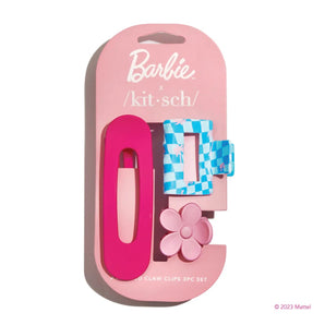 Kitsch - Barbie Assorted Claw clips - Set of 3