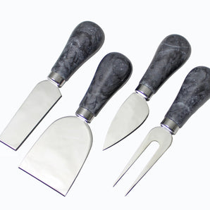 Prodyne - Black Marble Polished Handles Fromâ™ Cheese Knives