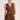 Elan - Chocolate V Neck Button Down Vest - FINAL SALE