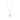 Marlyn Schiff - Gold/Rose Long Chain with Layered Disc Charm Necklace