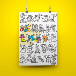 Omy - Giant Coloring Poster