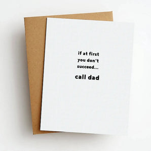 Skel - FD Call Dad Father's Day Greeting Card