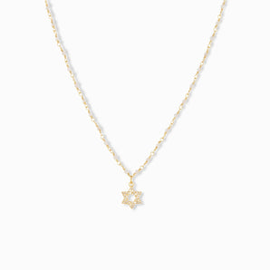Marlyn Schiff - Moonstone CZ Star of David Necklace