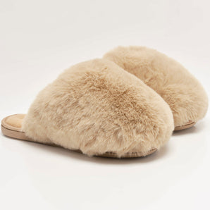 Free People - Snowball Faux Fur Slipper
