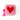 Ink + Alloy - Ariel Heart Velvet Jewelry Box Pink