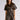 Elan - Short Sleeve Button Down Espresso Dress