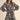 &Merci - Print Long Sleeve Button Down Mini Dress