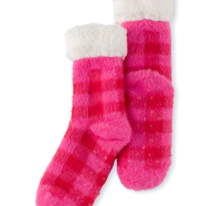 Shiraleah - Arwen Pink Slipper Socks