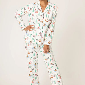 PJ Salvage - Winter Dog PJ Flannel Set