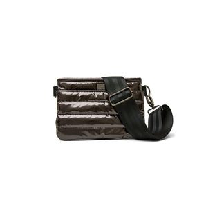 Think Royln - Bum Bag / Crossbody Dark Mocha Patent