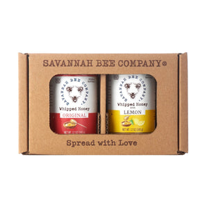 Savannah Bee - Original and Lemon 12oz Whipped Honey Gift Set