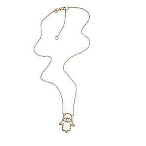 Jennifer Zeuner - Myriam 3/4" Hamsa Necklace