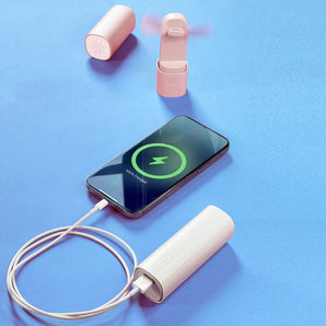 Tech Candy - Easy Breezy Portable Fan and Power Bank