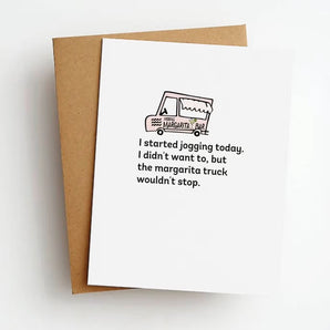 Skel - Margarita Truck Greeting Card