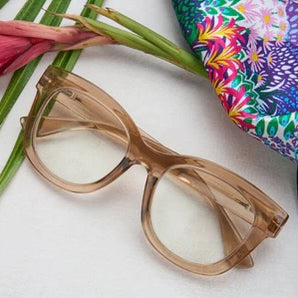 Peepers - Center Stage Focus (Blue Light) Tan Readers