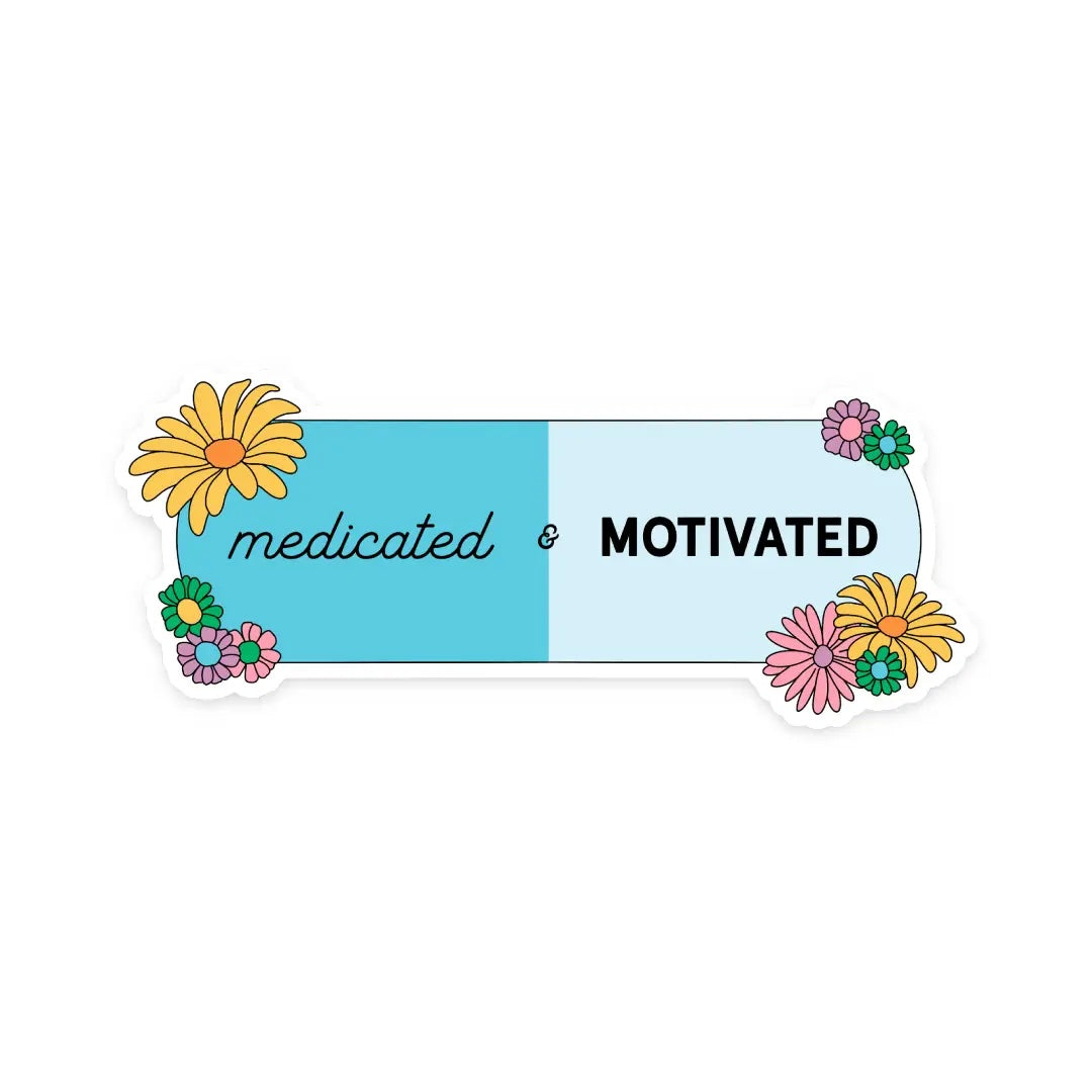 Sammy Gorin - Medicated & Motivated Sticker – Luster
