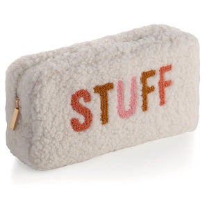 Shiraleah - Stuff Ivory Sherpa Zip Pouch