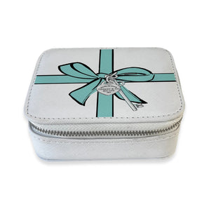 Toss Designs - Travel Pill Case Blue Bow