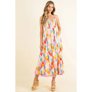 THML - Smocked Multicolor Dress