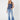Level 99 - Claudia Flare Skyblue Denim -  FINAL SALE