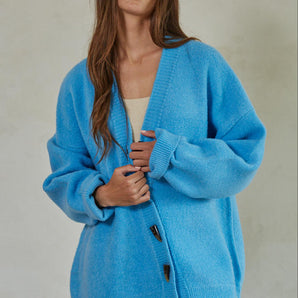 By Together - Sky Blue Grandpa Cardigan