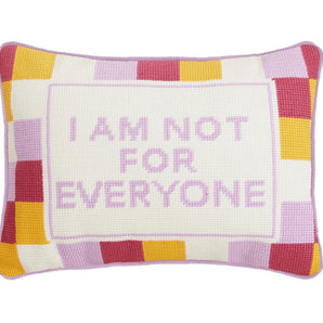 Peking - Not For Everyone Needlepoint Pillow
