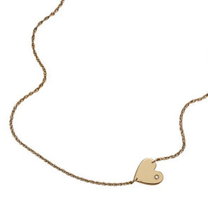 Jennifer Zeuner - Mia 1/2" Heart Necklace