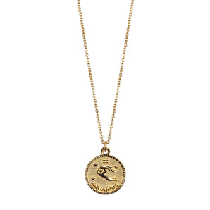 Marlyn Schiff - Gold Plated Zodiac Necklace