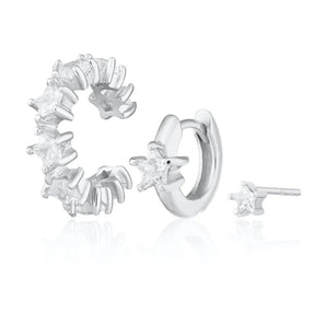 Scream Pretty - Sparkling Star Ear Party Earring Set