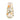 Mud Pie - Large Pressed Flower Vase