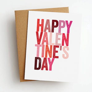 Skel - Valentine's Colors Love Greeting Card