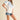 &Merci - Embroidered Button Down Bubble Sleeve Top