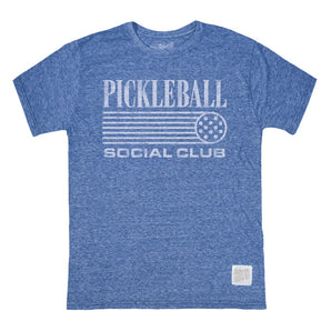 Retro Brand - Pickleball Social Club Royal Blue Unisex T-Shirt