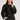 Elan - Long Sleeve Black Mixed Media Shirt - FINAL SALE