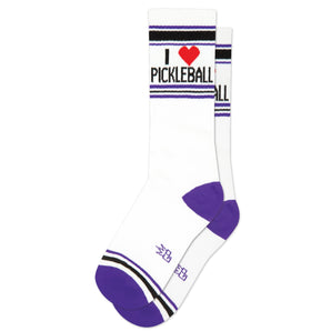 Gumball Poodle - I Heart Pickleball Gym Crew Socks